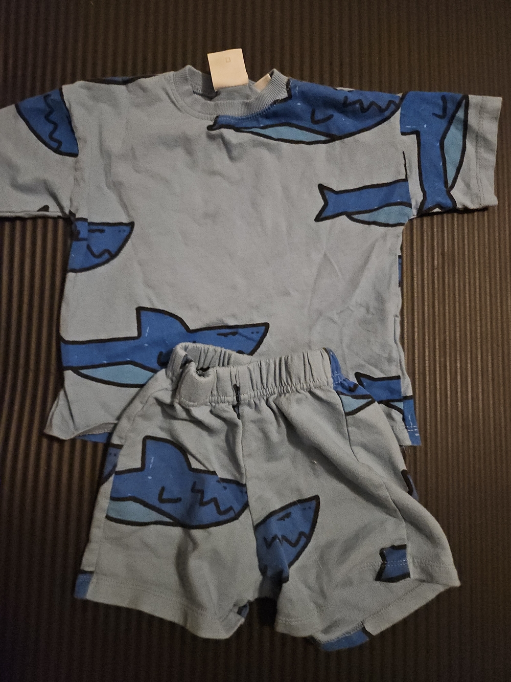 Blue Shark Outfit - Zara, 2T